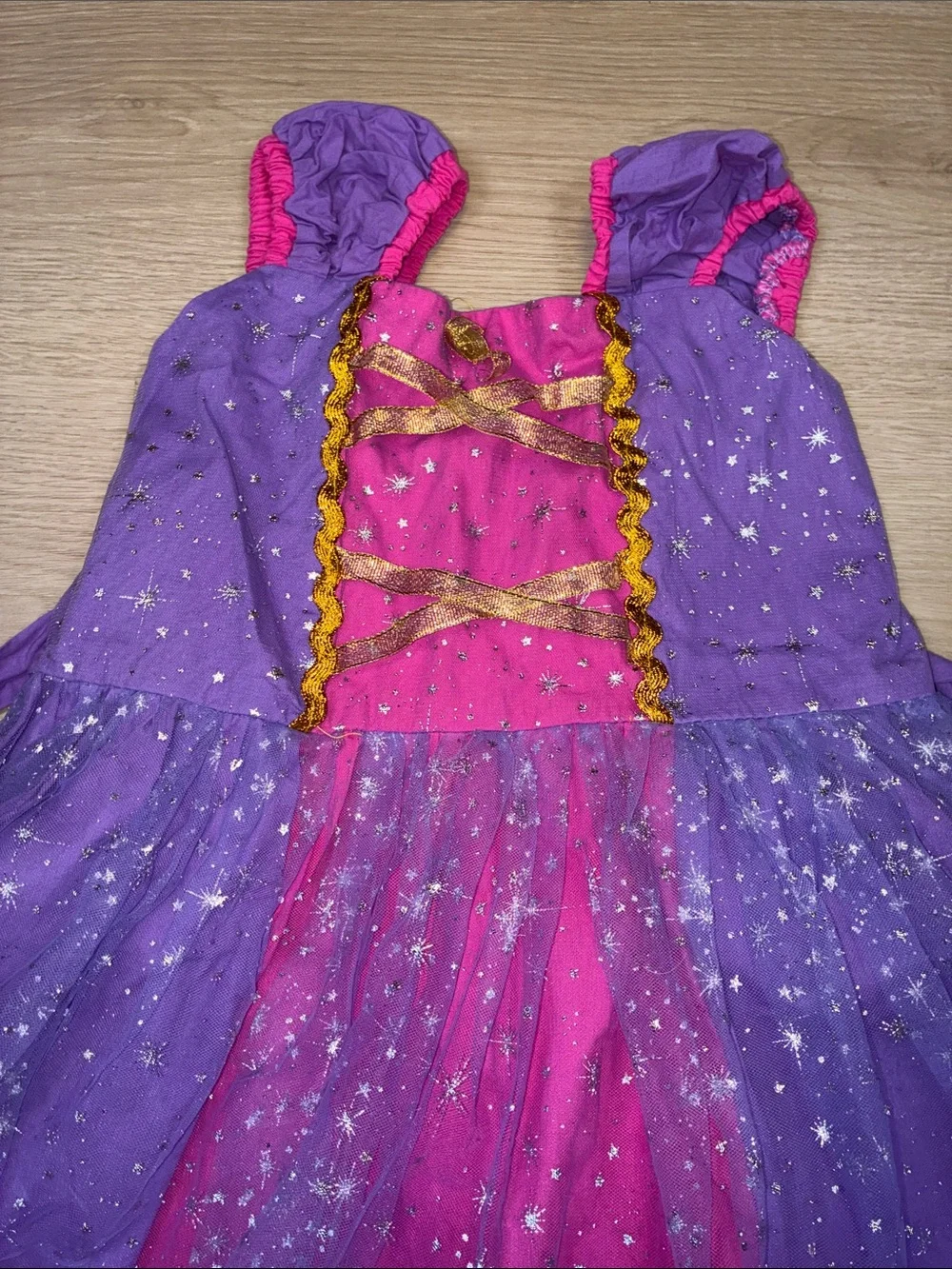Purple and Pink Star Princess Costume Dress 3/4T